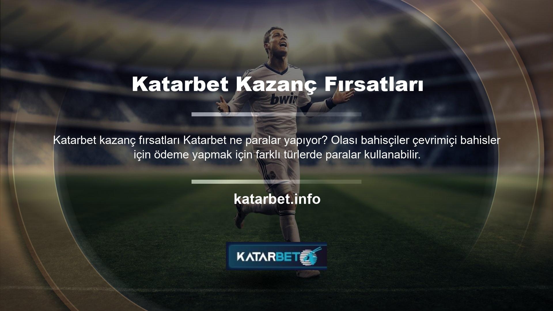 Web sitemizin finansal işlemler bölümünde kullanılan yöntemler kullanıcılara gösterilmiştir