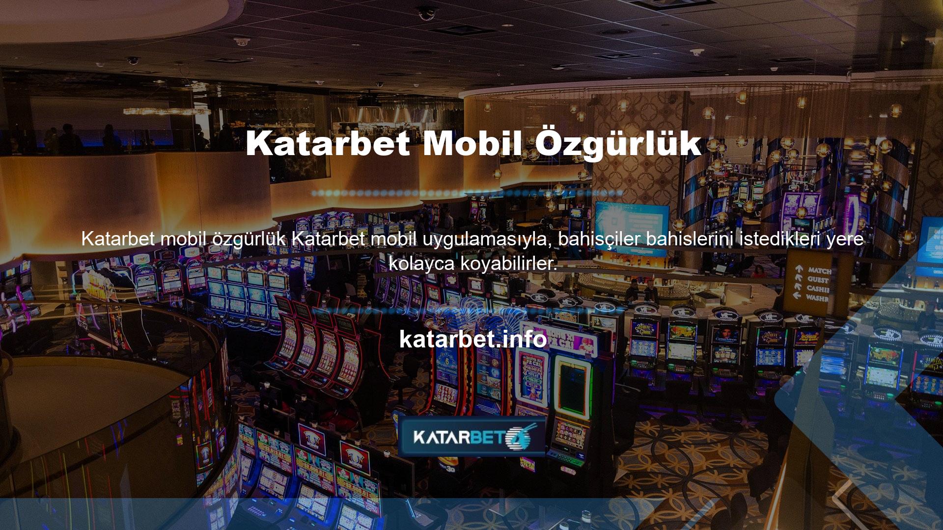 Mümkün olan Katarbet uygulamasını bağlantıyı veya bahis sitesini tıklayarak telefonunuzda kullanabilirsiniz